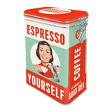 Espresso Yourself - Clip Top Tin