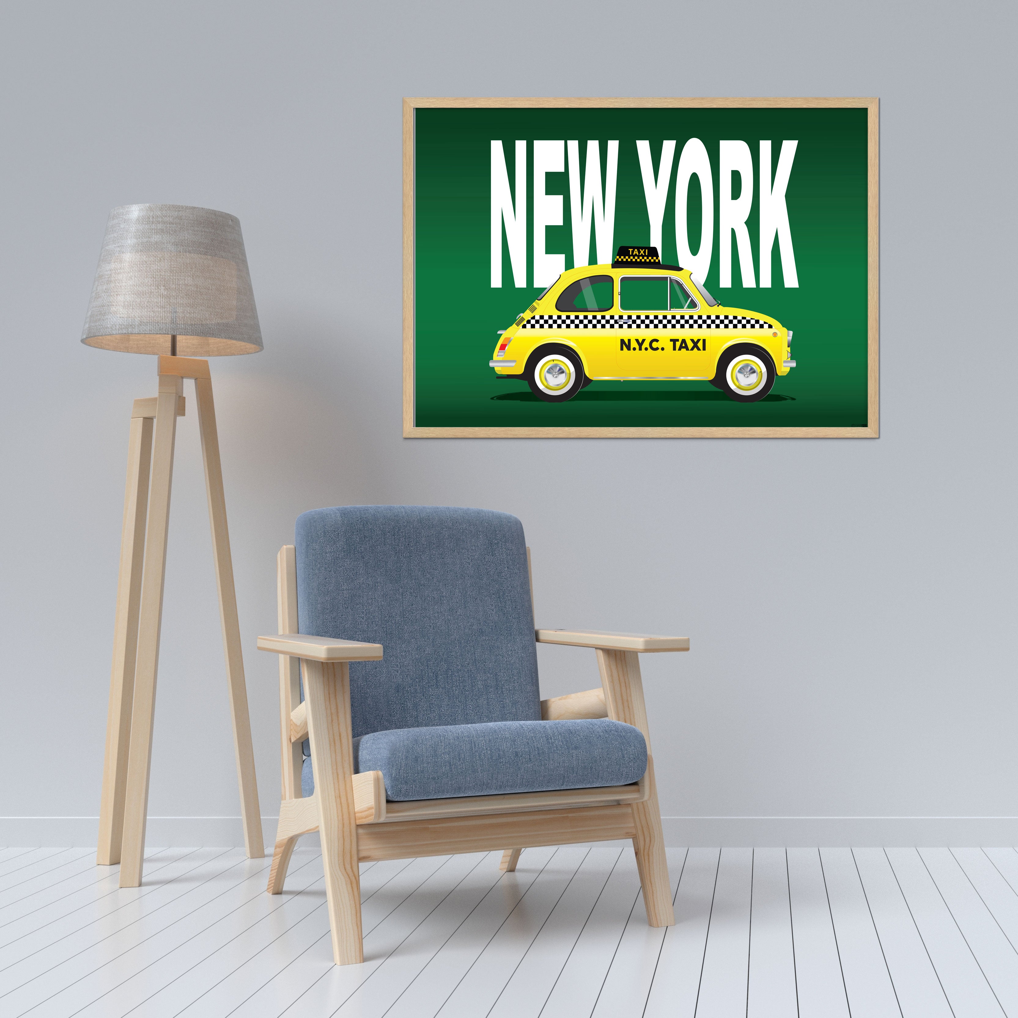 500 New York 2 1970s Print