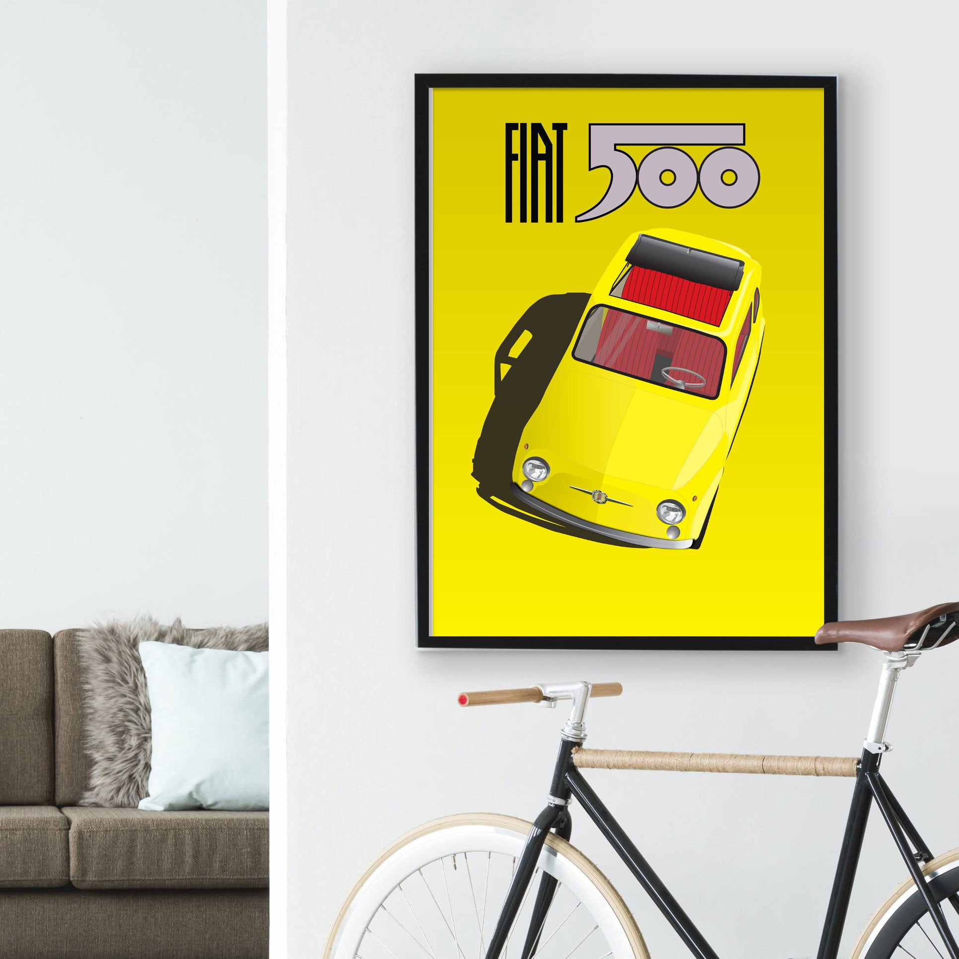 500 Jag 1970s Print