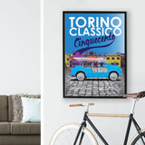 500 Torino Classic Village Jolly 1970s Print