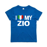I Love My Zio Blue