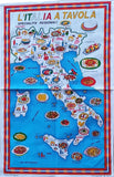 TEA TOWEL STROFINACCIO COTONE ITALIA A TAVOLA