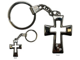 CROSS KEYRING  METAL - NICKEL