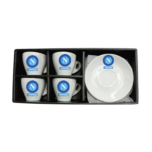 Club Napoli Espresso Cups--set of 6 cups and saucers