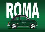 500 Roma 2 1970s Print