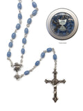 COMMUNION BLUE ROSARY