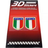 3D Sticker Italia Scudetto Rettangolare 2pcs