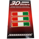 3D Sticker - STEMMI 3D TRIS BANDIERE ITALIA