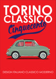 500 Torino Classic Light Green 1970s Print