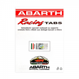 Abarth Adesivi Racing Tabs 4 SCUDETTI diam.48mm