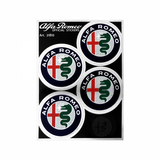 Alfa Romeo Adesivi Chrome Tabs 94 X 131 MM 4 LOGHI