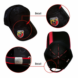 Abarth Cap Visiera Curva - Black