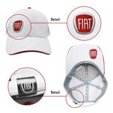 FIAT CAP BIANCO VISIERA CURVA
