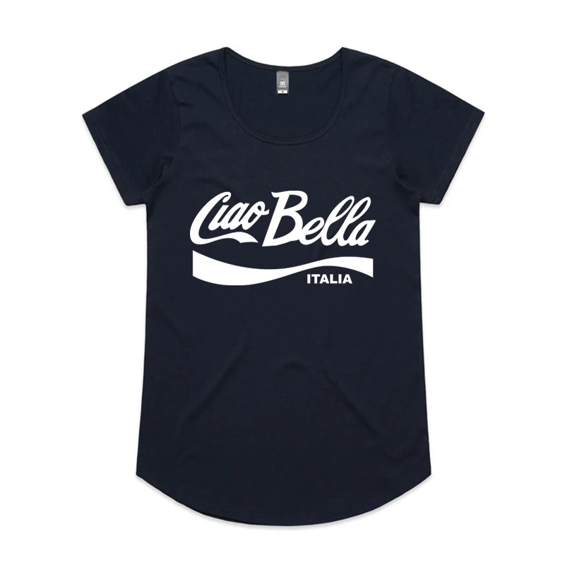 Ciao Bella White T-Shirt – Forza Italia