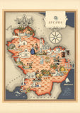 Lucania Map 1941 (Basilicata)