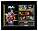 ROCKY BALBOA SYLVESTER STALLONE SIGNED POSTER LIMITED EDITION FRAME (FREE DELIVERY AUS-WIDE)