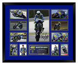 VALENTINO ROSSI MOVISTAR MOTOGP 2018 SIGNED LIMITED EDITION FRAME (FREE DELIVERY AUS-WIDE)