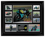 VALENTINO ROSSI 2021 PETRONAS YAMAHA SIGNED PHOTO LIMITED EDITION FRAME (FREE DELIVERY AUS-WIDE)
