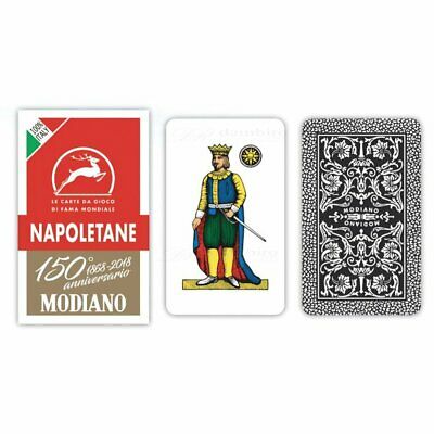 Modiano- Carte Da Gioco Napoletane Azzurro Forza Napoli, 300056 - Foto 2