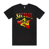Sicilia Map Logo T-Shirt