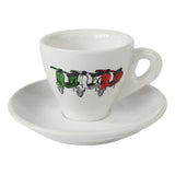 Vespa Tricolore - Espresso Cups 4 set